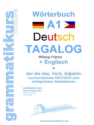 cover image of Wörterbuch Deutsch--Tagalog--Englisch A1